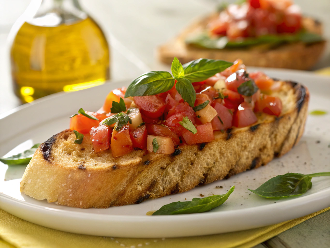 Fresh Burrata Bruschetta