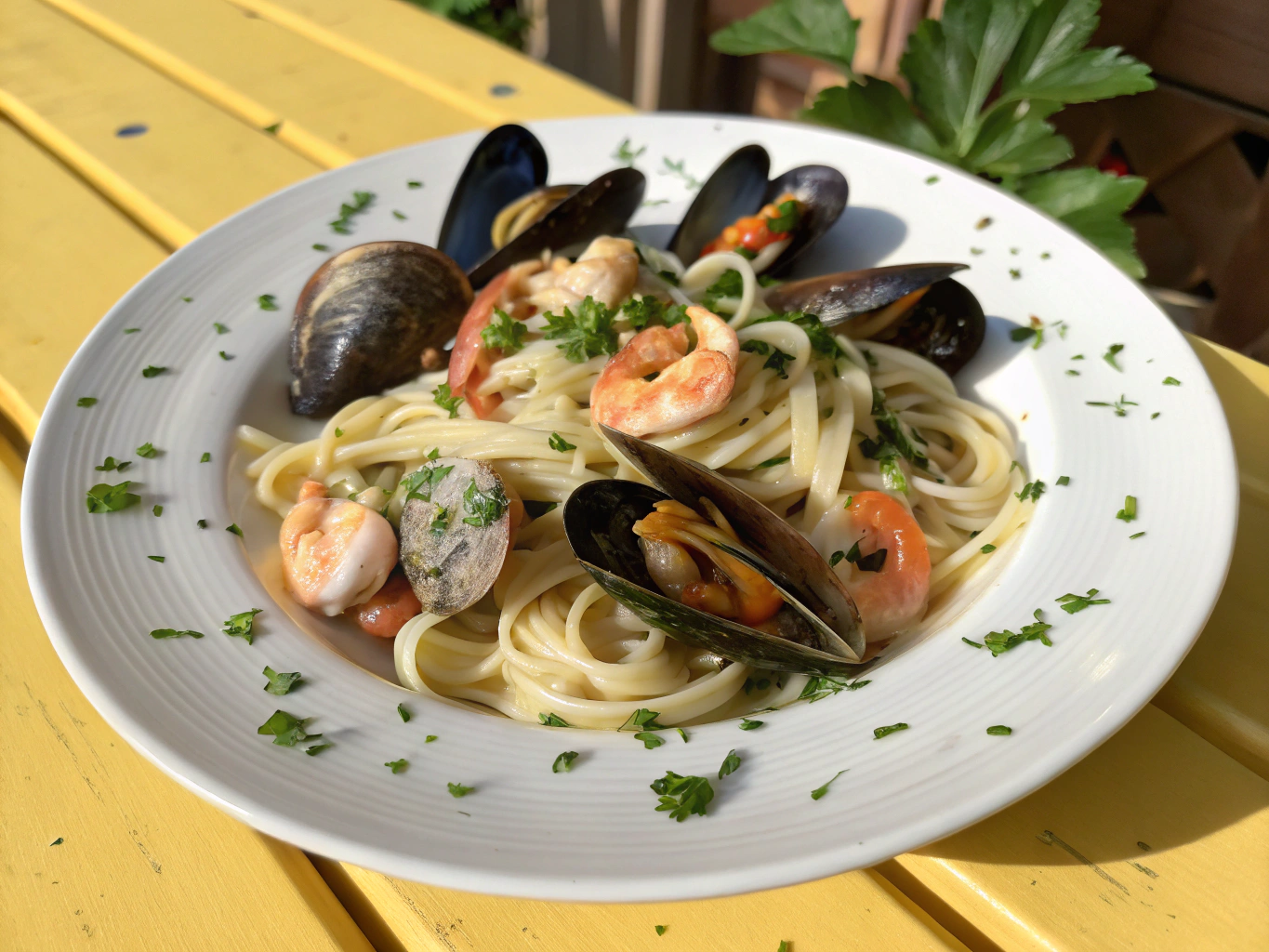 Seafood Linguine